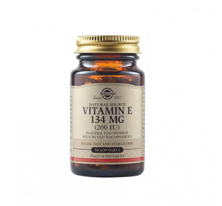 Vitamina E - Vitamin E 134mg (200IU) 50 capsule moi - Solgar