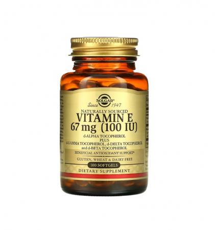 Vitamina E - Vitamin E 67mg (100 IU) 100 capsule moi - Solgar