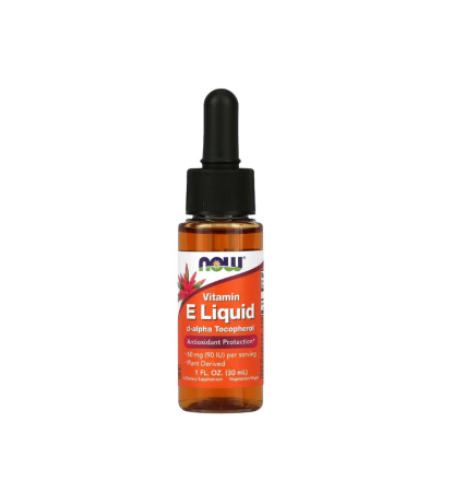 Producatori - Vitamin E Liquid 60mg (90 IU) 30ml - NOW Foods