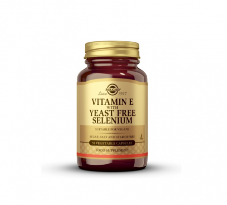 Solgar - Vitamin E with Yeast Free Selenium 50 capsule - Solgar