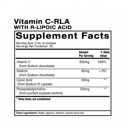 Vitamina C Lipozomala cu Acid R-Lipoic QuickSilver Scientific [1]