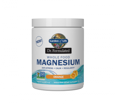 Somn - Whole Food Magnesium Powder Orange 197.4g - Garden of Life