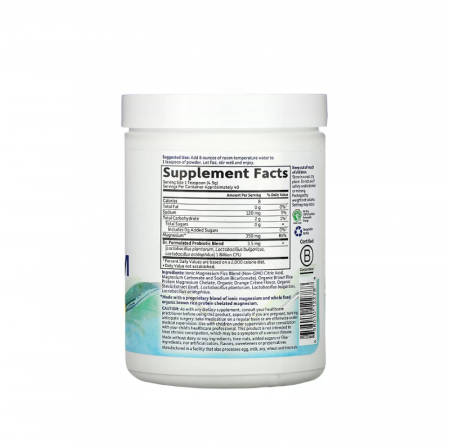 Whole Food Magnesium Powder Orange 197.4g - Garden of Life [1]