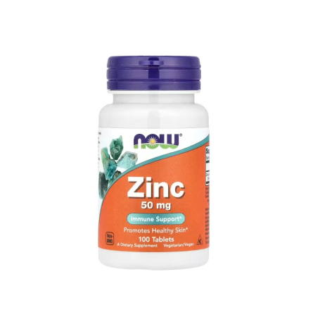 NOW Foods - Zinc 50mg 100 tablete - NOW Foods