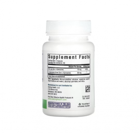 Zinc Carnosine 60 Capsule - Seeking Health [1]