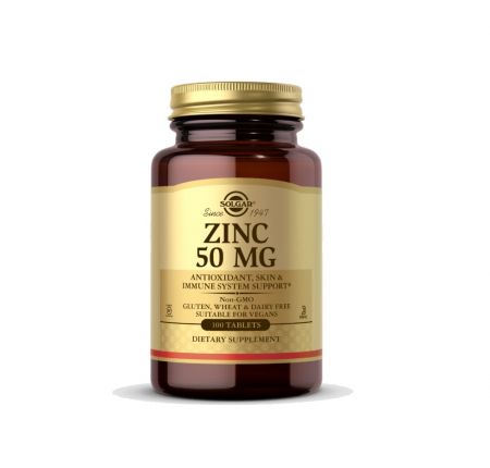 Solgar - Zinc Gluconate 50mg 100 tablete - Solgar
