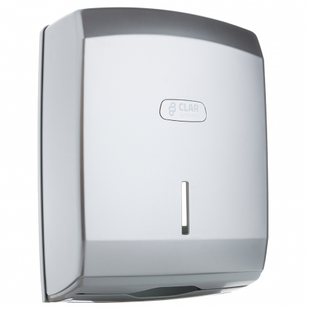 Dispensere prosoape hartie - Dispenser prosoape pliate, plastic cromat ABS, Clar Systems