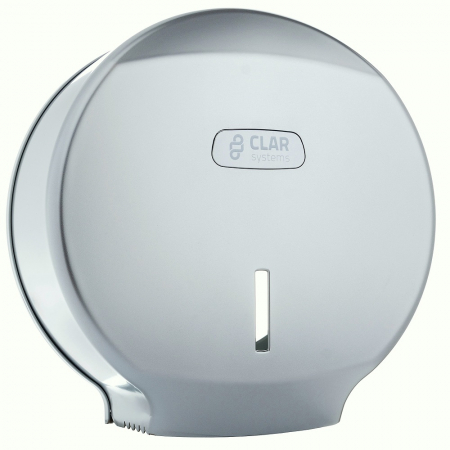 Produse - Dispenser rola hartie igienica jumbo, plastic argintiu ABS, Clar Systems