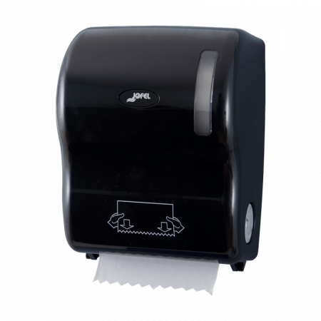 Dispensere prosoape hartie - Dispenser rola prosop tip autocut, Jofel, negru ABS