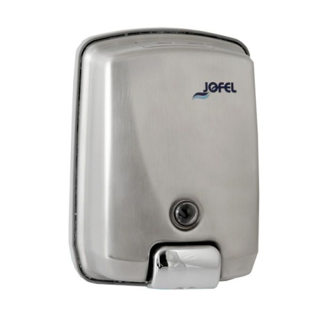Lichidari de Stoc - Dozator pentru sapun lichid, inox satinat, Jofel, 1000 ml