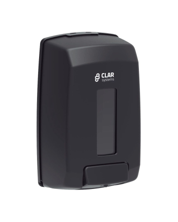 Dozatoare pentru sapun - Dozator pentru săpun lichid, plastic negru ABS, Clar Systems, reîncărcabil, 1100 ml