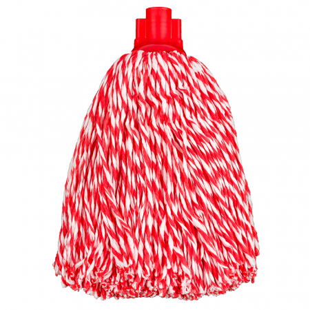 Mop microfibra rosu cu filet, Cisne, 150 g [1]