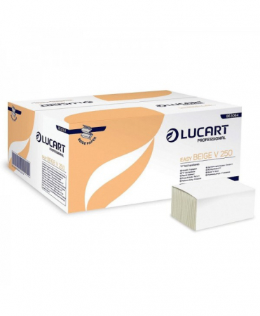 Prosoape pliate in V, gri,  1 strat, Lucart