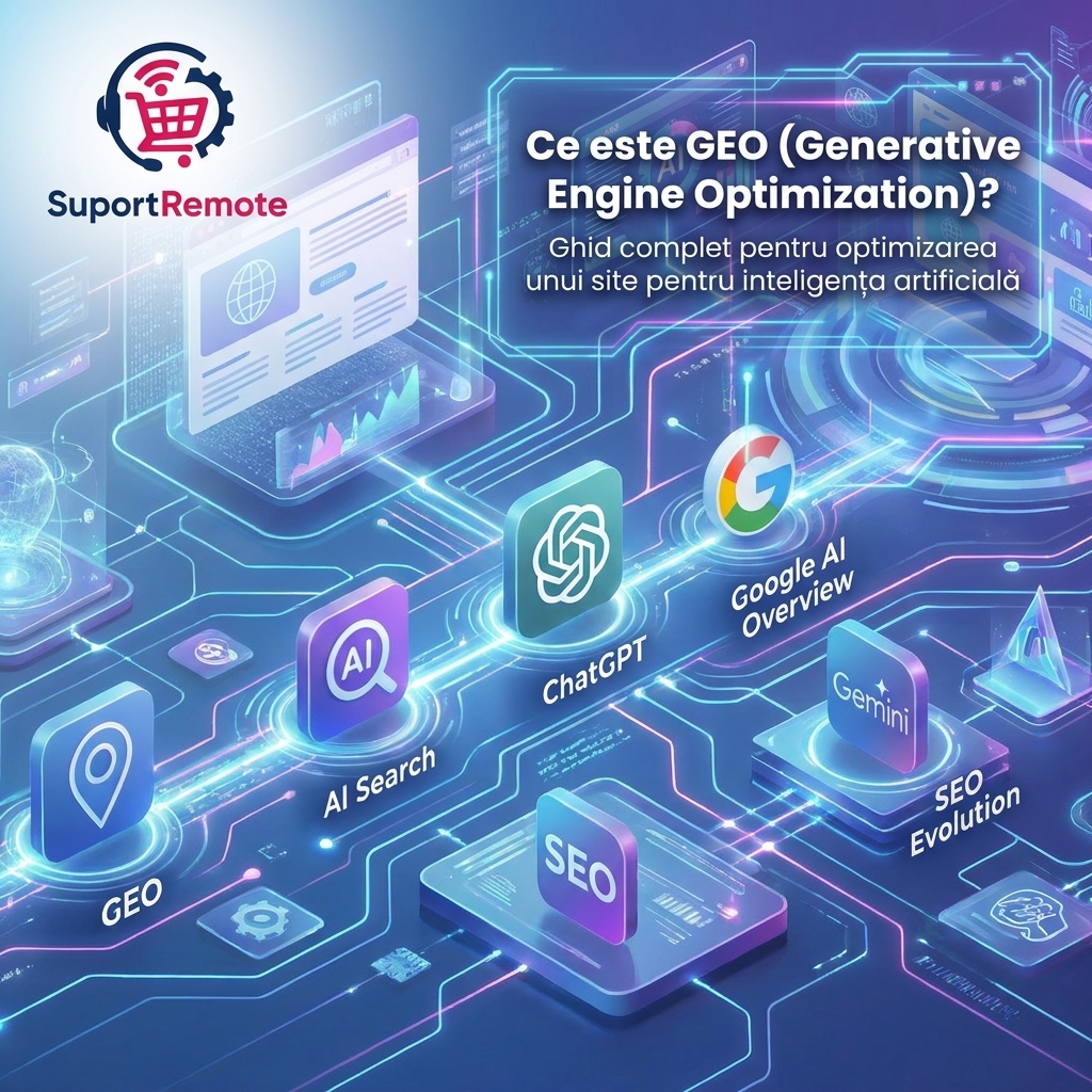 Ce este GEO (Generative Engine Optimization)? Ghid complet pentru optimizarea unui site pentru inteligența artificială