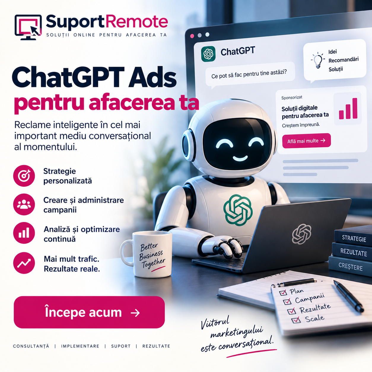ChatGPT Ads în România: ce sunt, cum funcționează și cum pot fi folosite pentru promovarea unei afaceri?