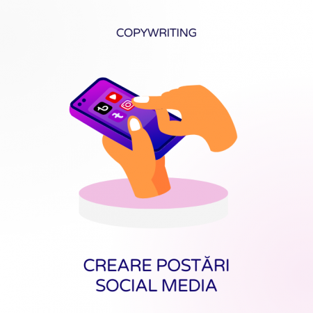 Servicii one-time - Creare postări Social Media