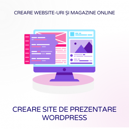 Creare site de prezentare - WordPress