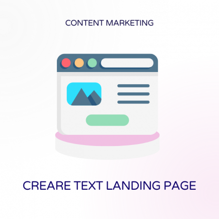 Content writing & Copywriting - Creare text landing page