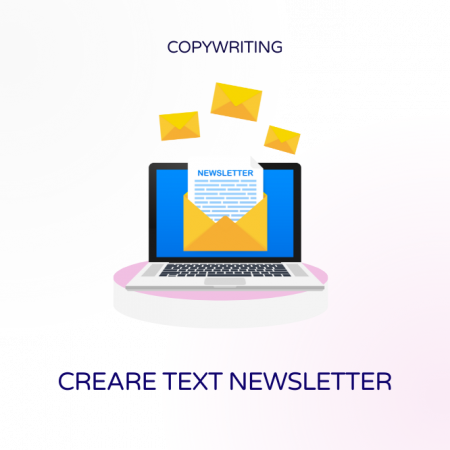 Servicii one-time - Creare text newsletter - email promotional