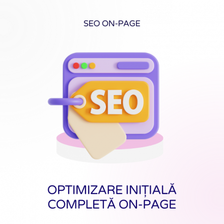 Implementare SEO on-page - schema inițială completă de optimizare