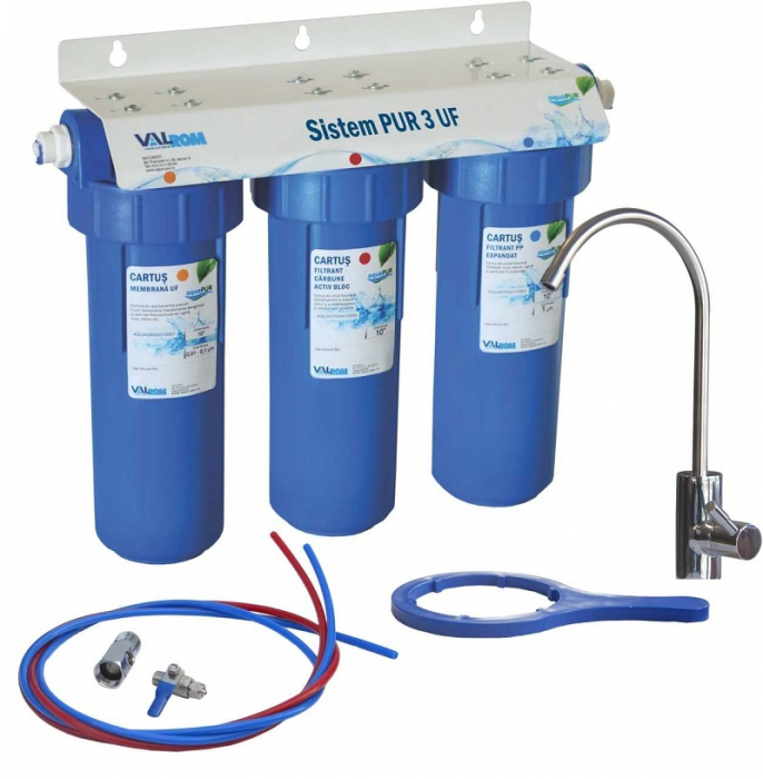 SISTEM ULTRA FILTRARE APA IN 3 TREPTE, VALROM PUR 3UF 10 [2]