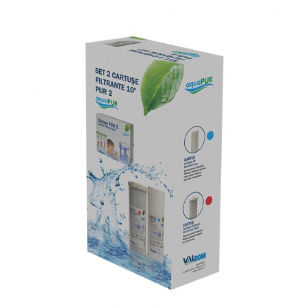 Rezerve Filtre - VALROM Set 2 Cartuse Filtrante AquaPur 10" PUR2