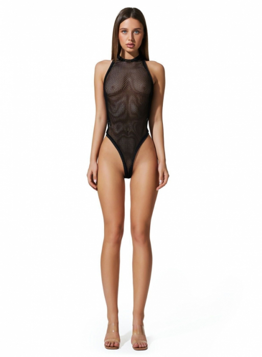 Body cu plasă mare, negru [2]