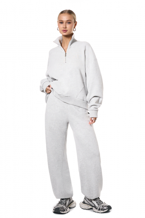 Joggeri cu elastic ingust, melanj milky [5]