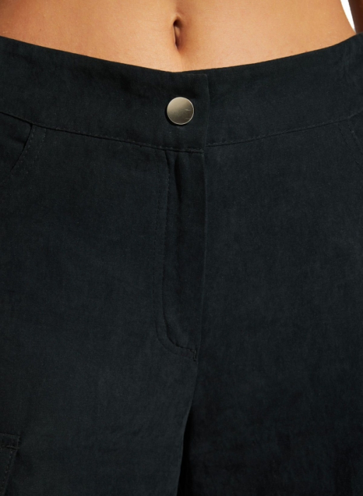 Pantaloni cargo, negri [3]