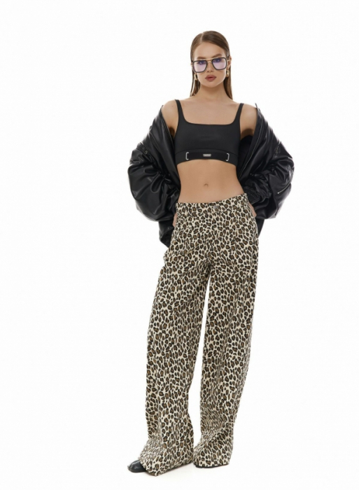 Pantaloni, leopard Oversize [1]