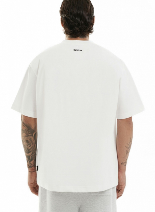 Tricou OVERSIZE SVYATOY, ALB [6]