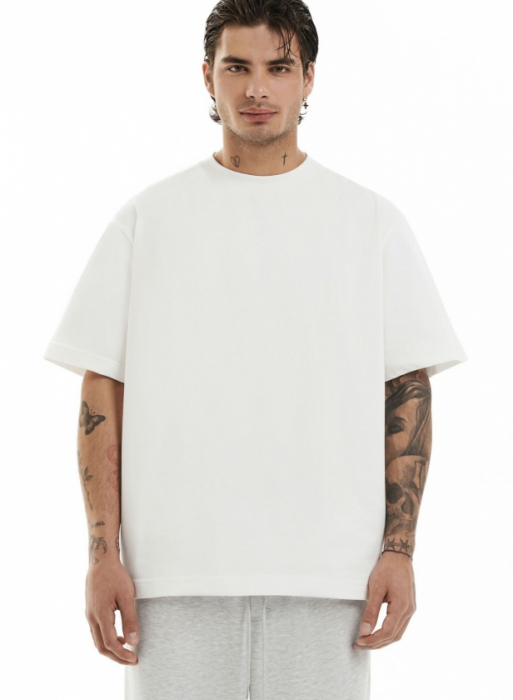Tricou OVERSIZE SVYATOY, ALB [1]