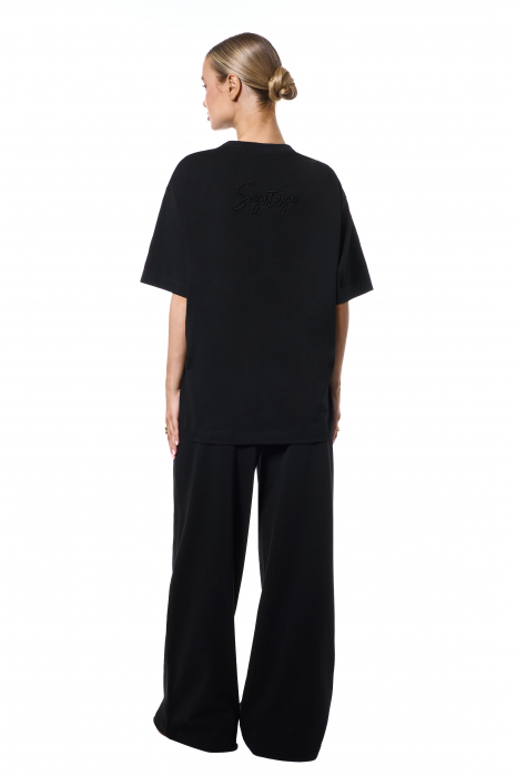 Tricou SVYATAYA semi-marit, negru [2]