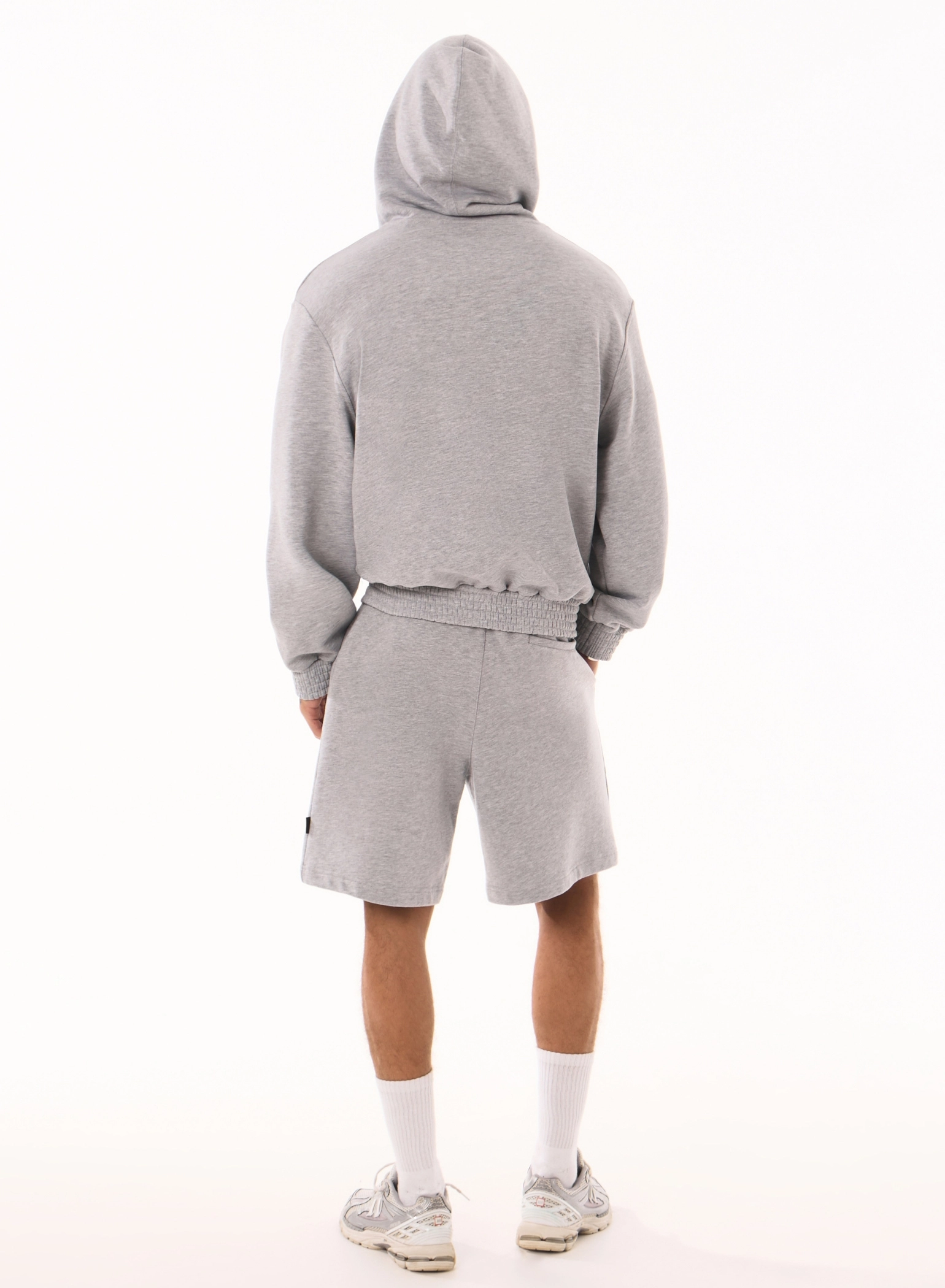 Hanorac cu fermoar SVYATOY, gri melange [1]