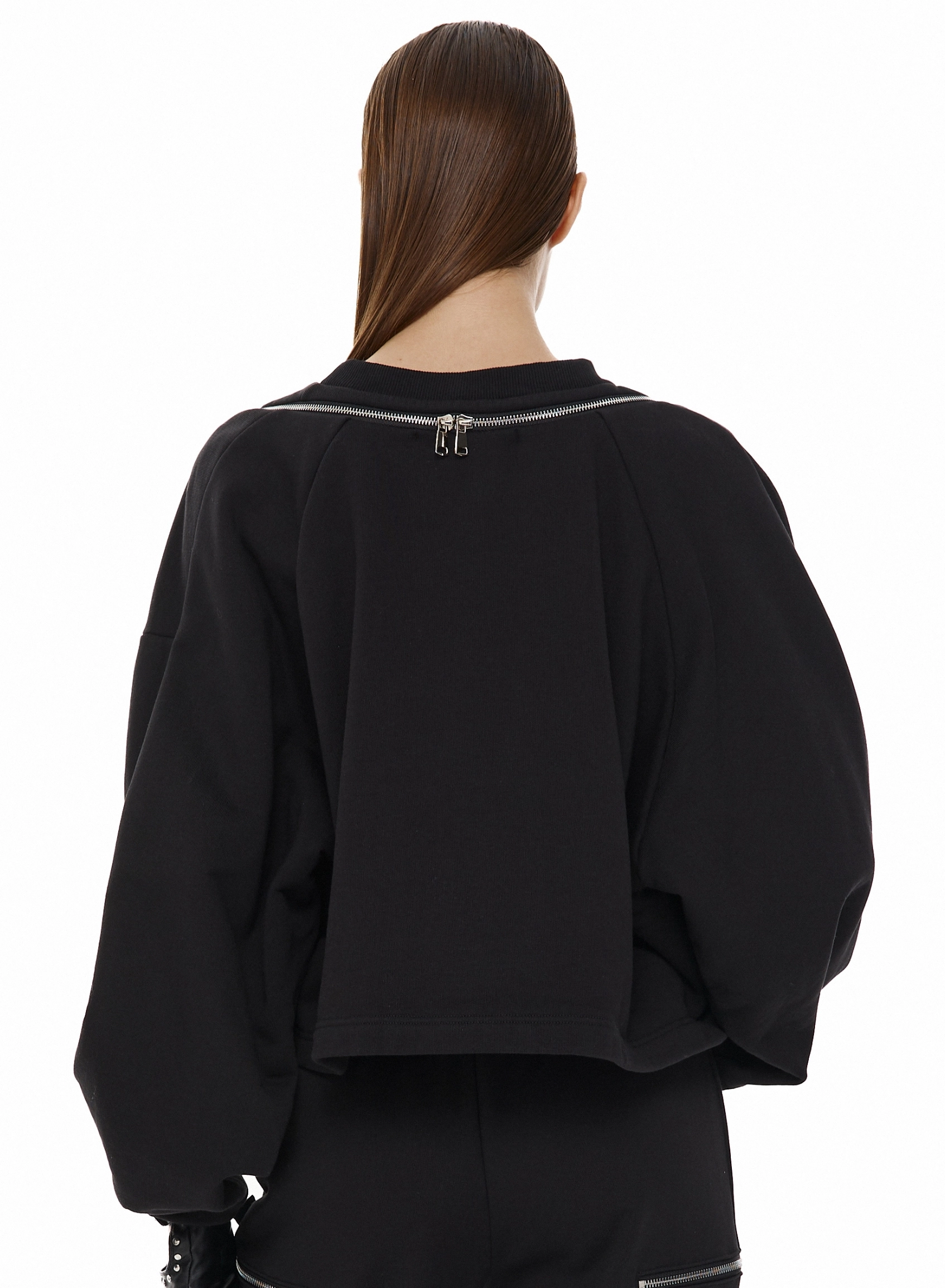 Hanorac transformabil,negru [2]