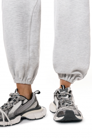 Joggeri cu elastic ingust, melanj milky [2]