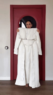 Mini pantaloni scurți din piele ecologică, negru [4]