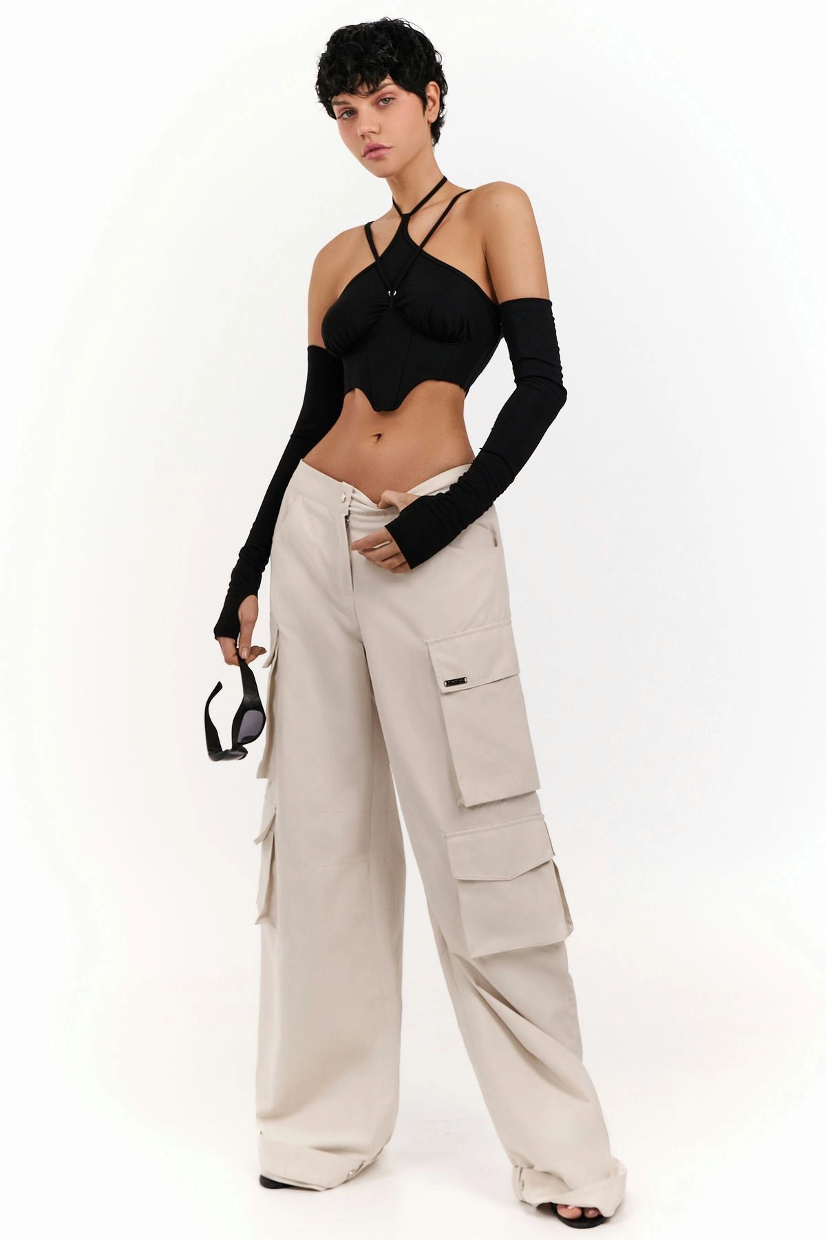 PANTALONI - Pantaloni cargo, ice cream