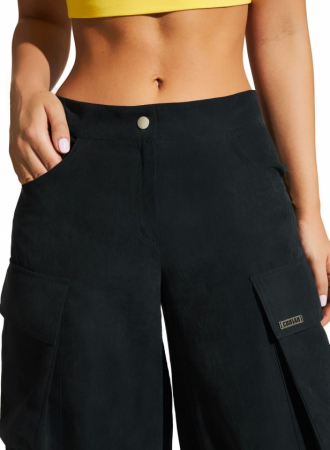Pantaloni cargo, negri [1]