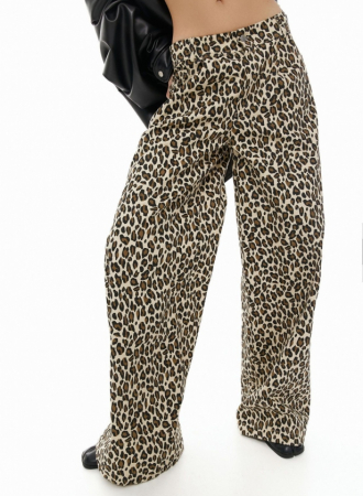 Pantaloni, leopard Oversize [2]