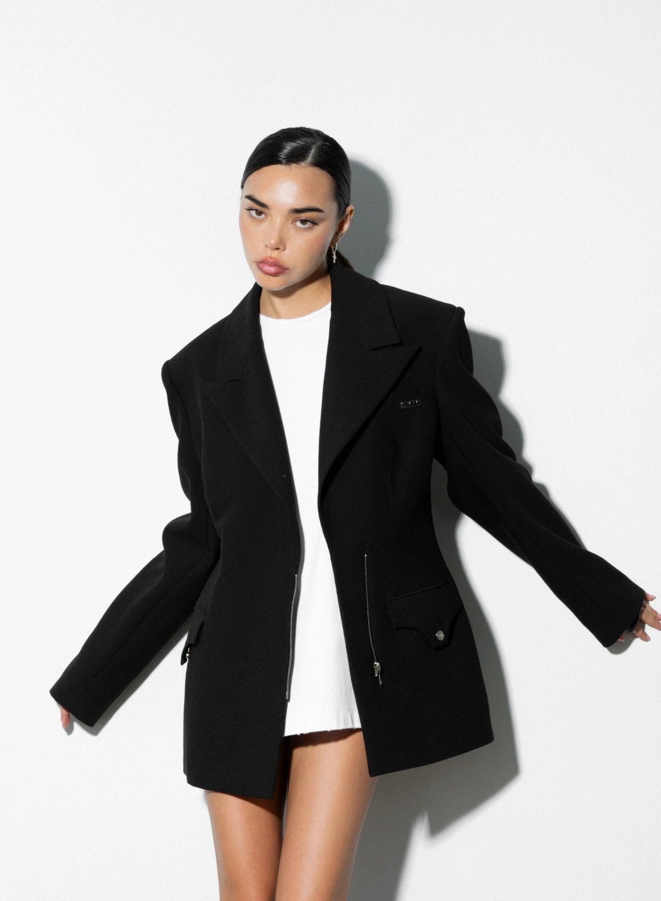 Sacou cu fermoar, neagra [3]