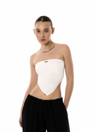 Pentru EA - Top - batic, ALB