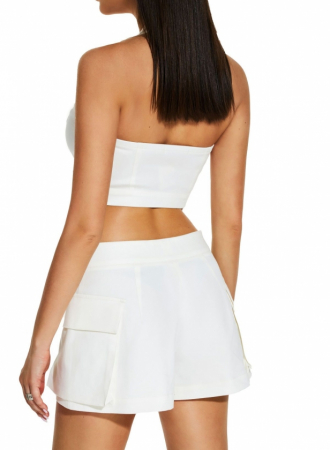 Top cu detaliu de accentuat, alb [2]