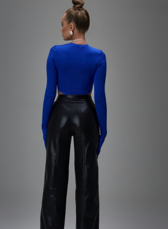 Top cu mâneci mănuși, albastru electric [1]