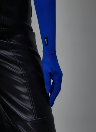 Top cu mâneci mănuși, albastru electric [3]