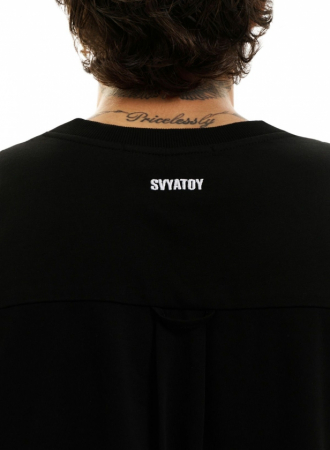 Tricou de bază CHARITY GIVER 3, negru [5]