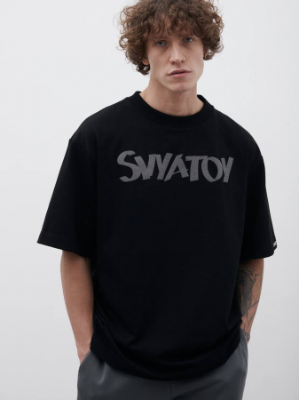 Tricou oversized Logo Svyatoy [2]
