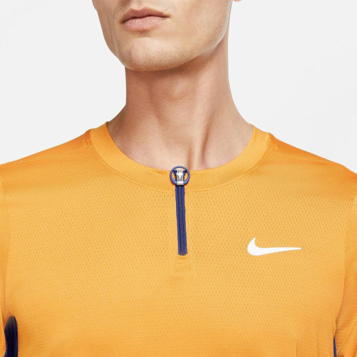 BLUZA NIKE DRI-FIT ADVANTAGE TOP ORANGE BLUE [2]
