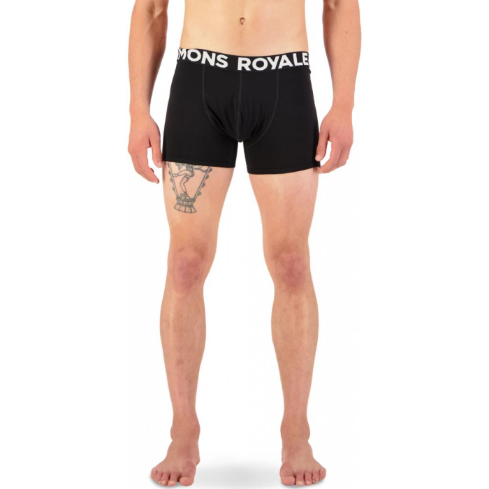 Boxeri merino Mons Royale Hold em Shorty Black [2]