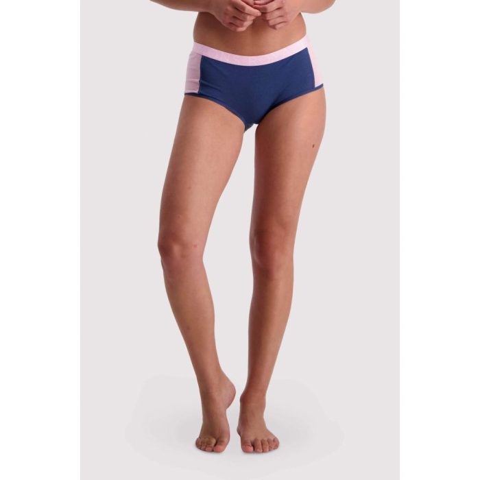 Boxeri MONS ROYALE W SYLVIA BOYLEG DARK DENIM/POW Pink [2]